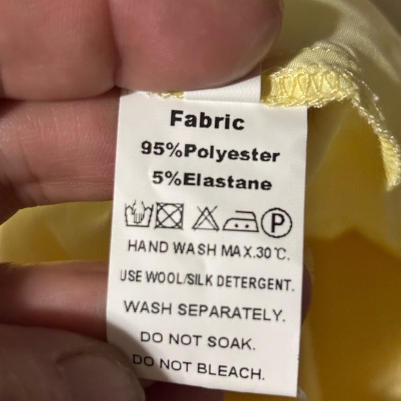 Marthea Yellow Corset Midi Dress Bustier Sundress Cottagecore XS NWT - Picture 12 of 13